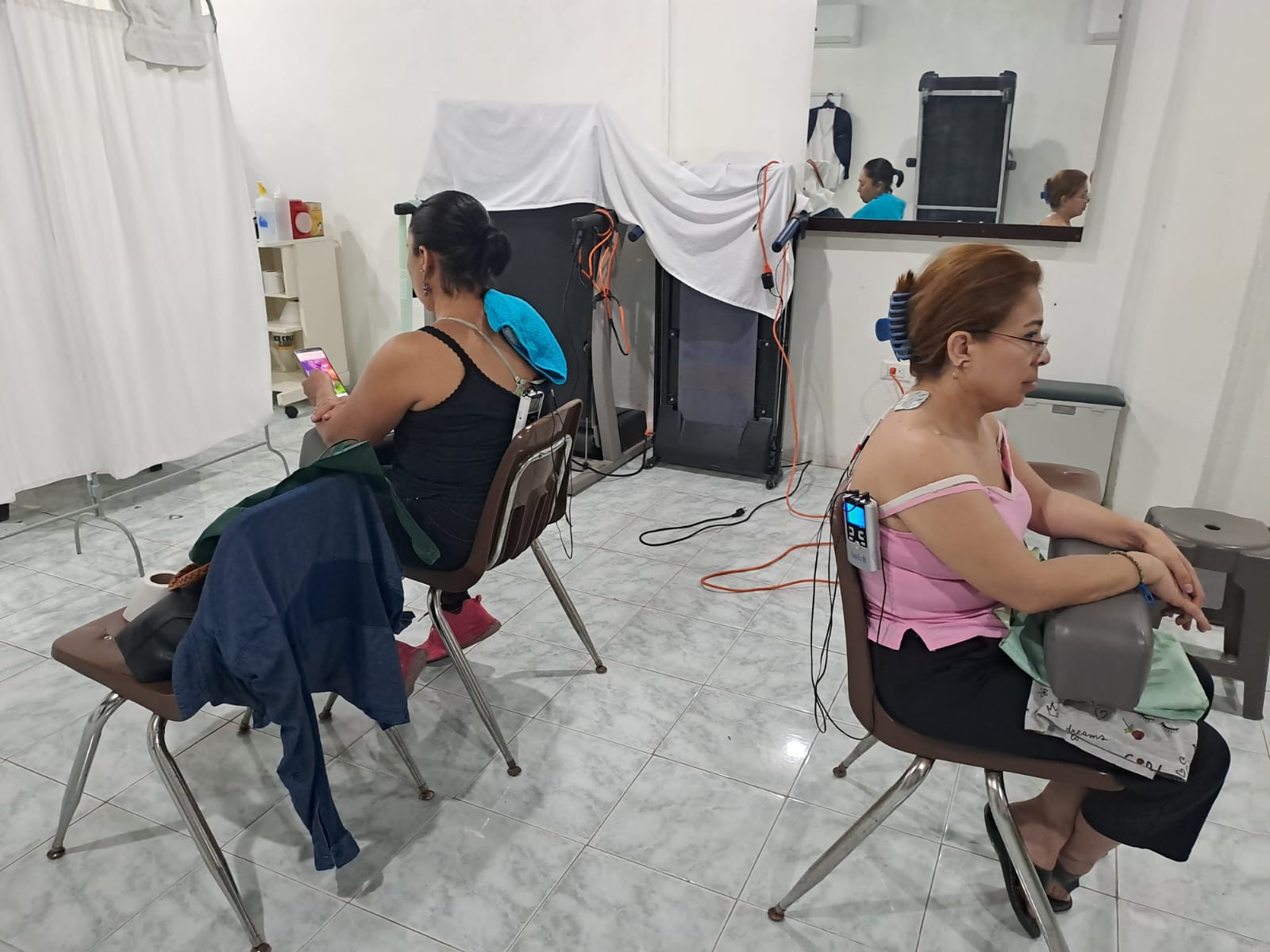 Área de estacionamiento para pacientes